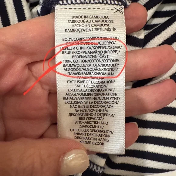 Polo Ralph Lauren Classic Fit Soft Cotton Polo Shirt XXL Navy/White Striped EUC - Picture 6 of 13